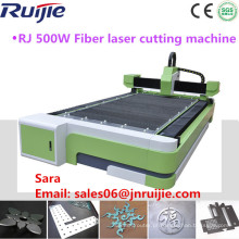 China Jinan Fabricante 500W Máquina de corte a laser de fibra